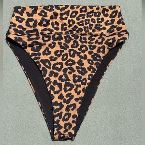 Beach Riot Leopard Print Highway Bottom (S)